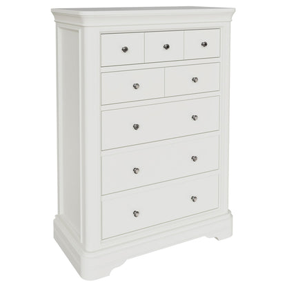 Harrington Bone Painted 8 Drawer Chest
