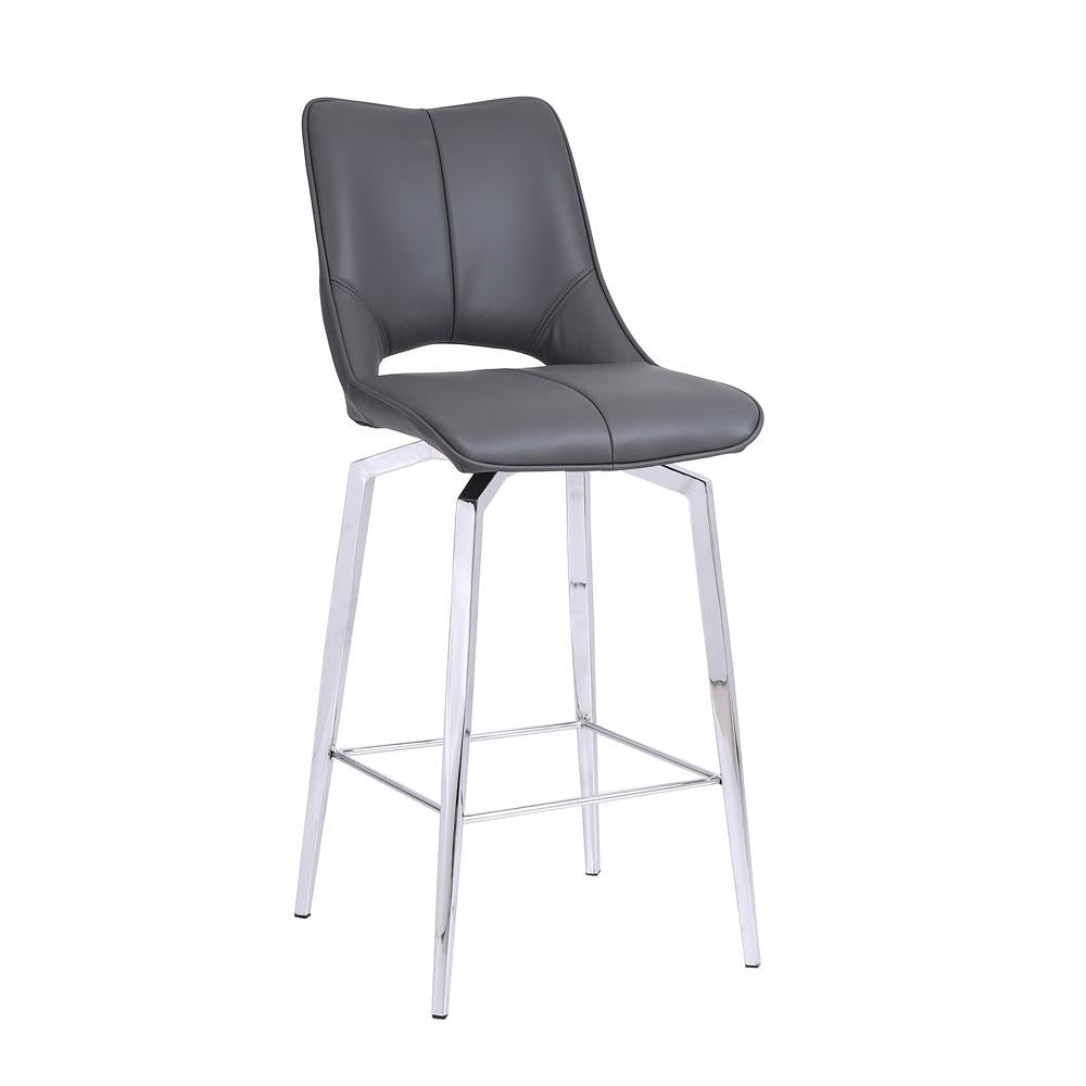 Bar Stool - Dark Grey - The Furniture Warehouse
