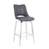 Bar Stool - Dark Grey - The Furniture Warehouse