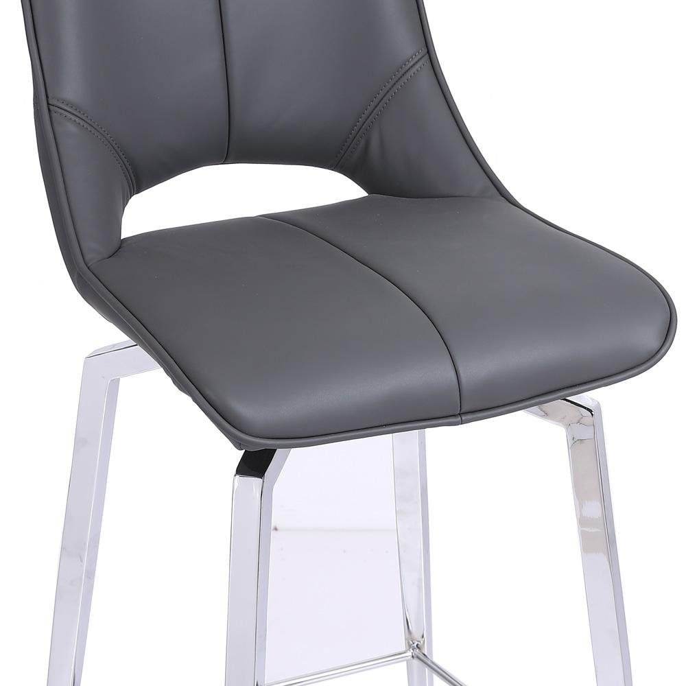 Bar Stool - Dark Grey - The Furniture Warehouse