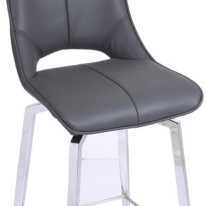 Bar Stool - Dark Grey - The Furniture Warehouse