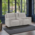 Berlin Grey 2 Seater Sofa with Console - The Furniture Warehouse