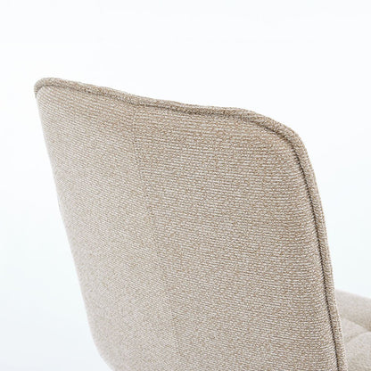 Biscuit Panel Stitch Chair with Metal Legs - The Furniture Warehouse