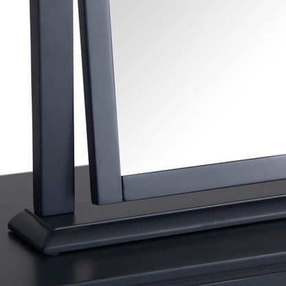 Banbury Midnight Grey Painted Vanity Mirror