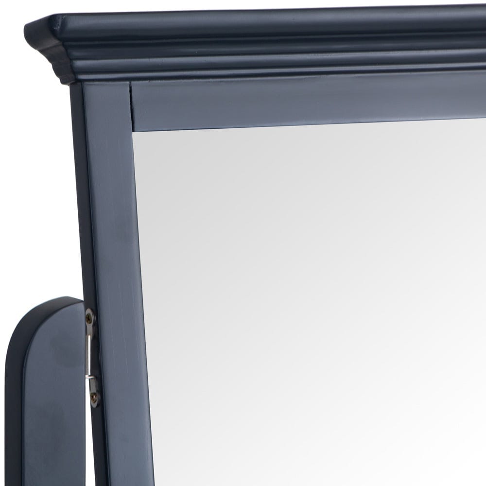 Banbury Midnight Grey Painted Vanity Mirror