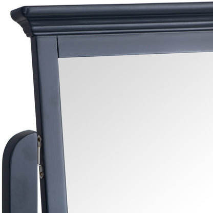 Banbury Midnight Grey Painted Vanity Mirror