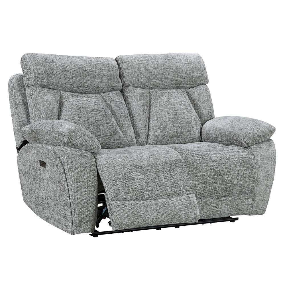 Venice Nickel Power 2 Seater Sofa