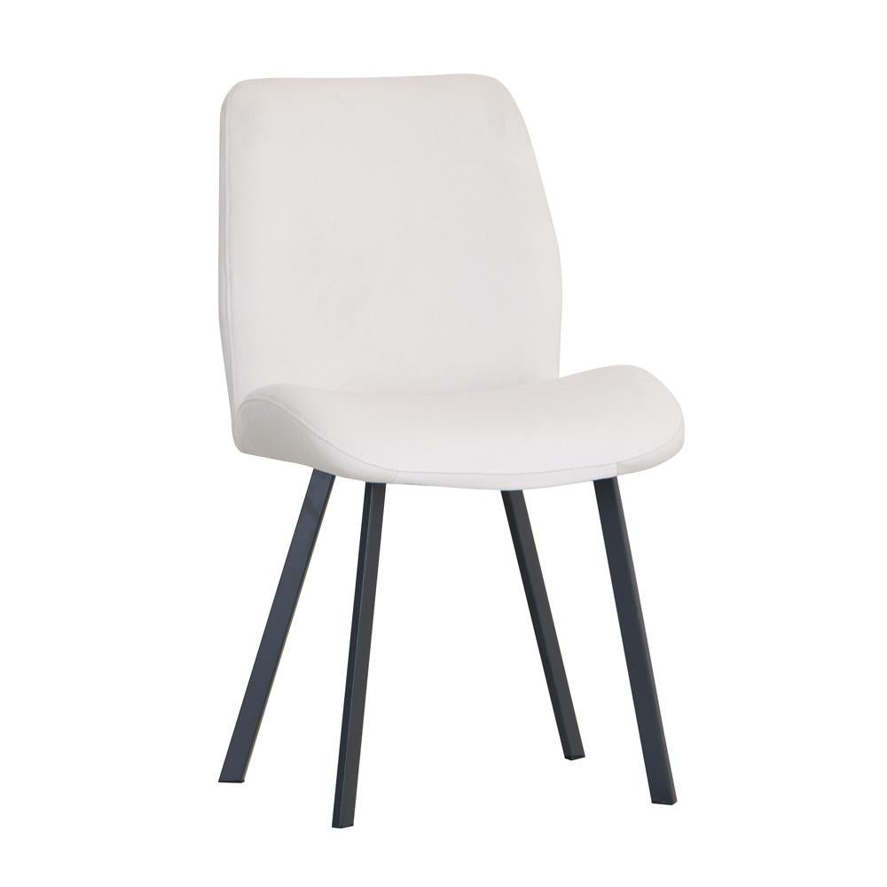 Chawley Limestone Velvet Dining Chair - The Furniture Warehouse