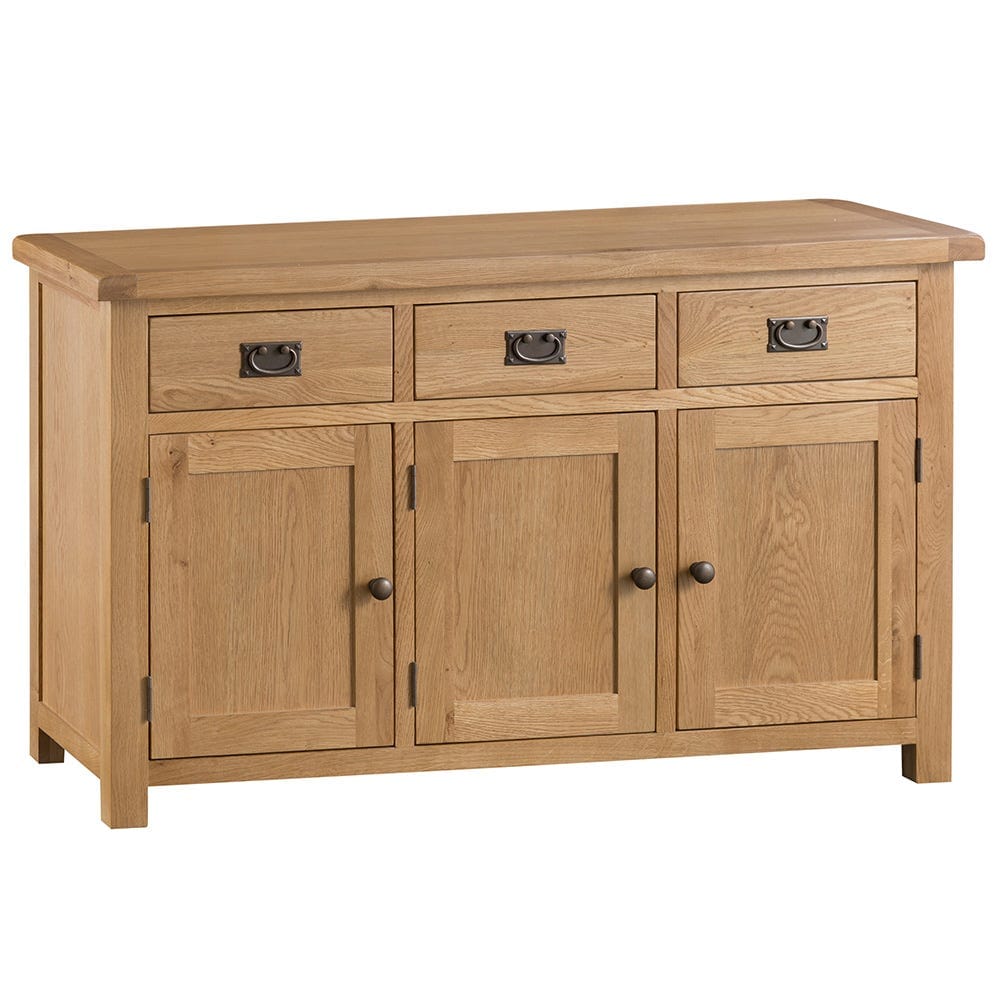 Winchester Oak Large 3 Door Sideboard