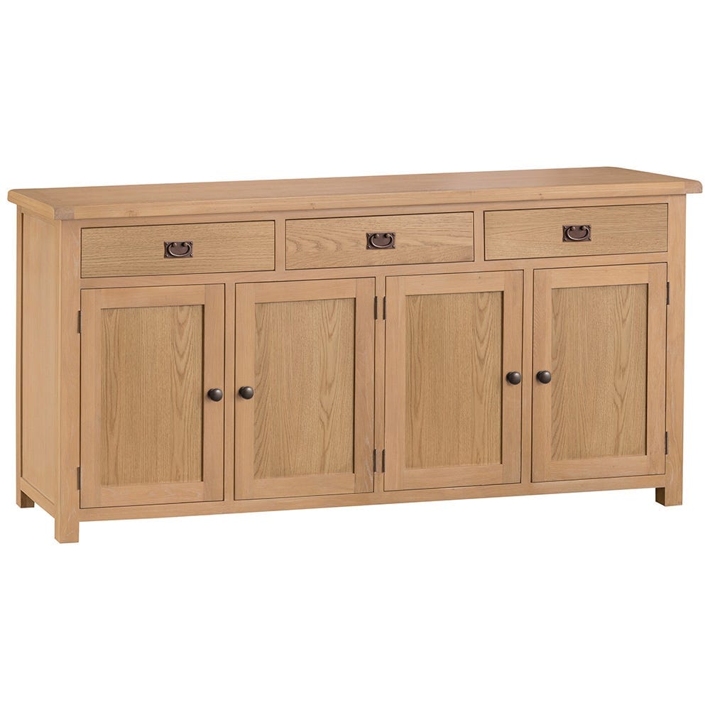 Winchester Oak Extra Large 4 Door Sideboard