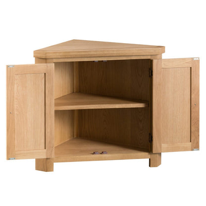 Winchester Oak Corner Cabinet