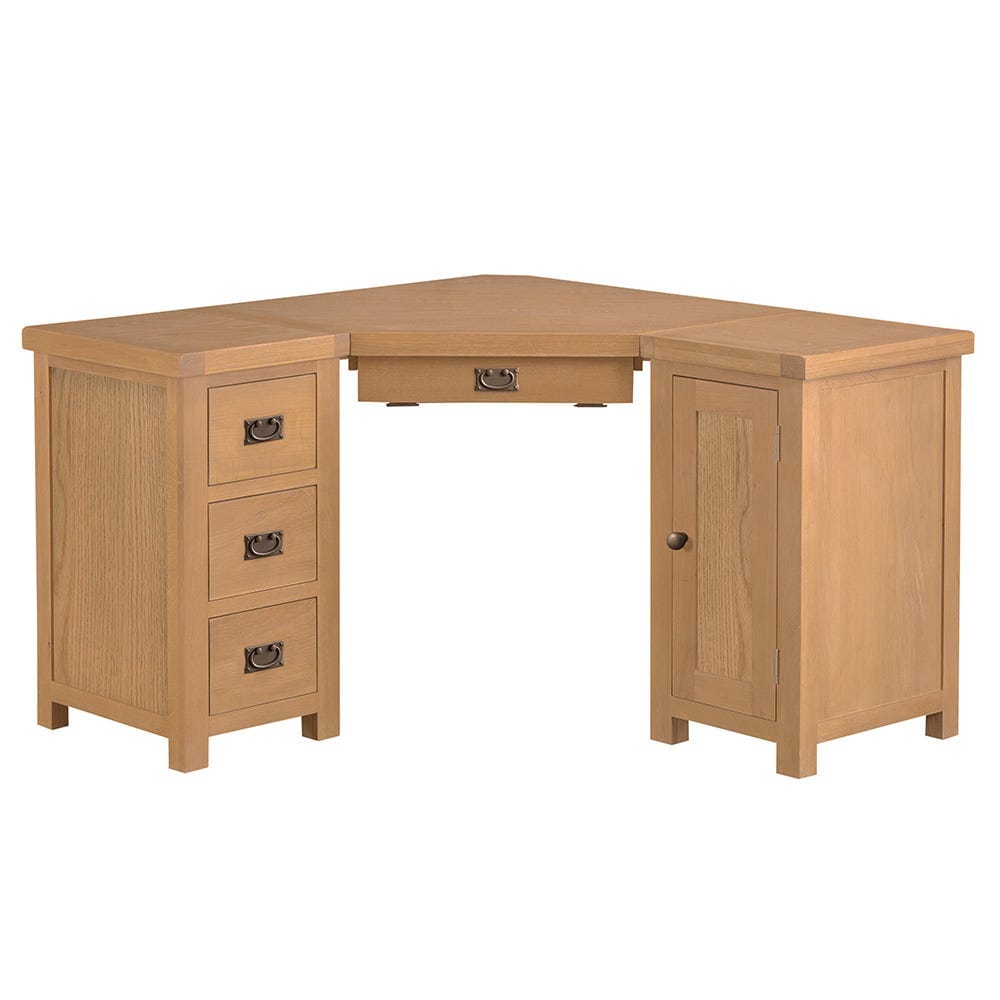 Winchester Oak Corner Computer Desk