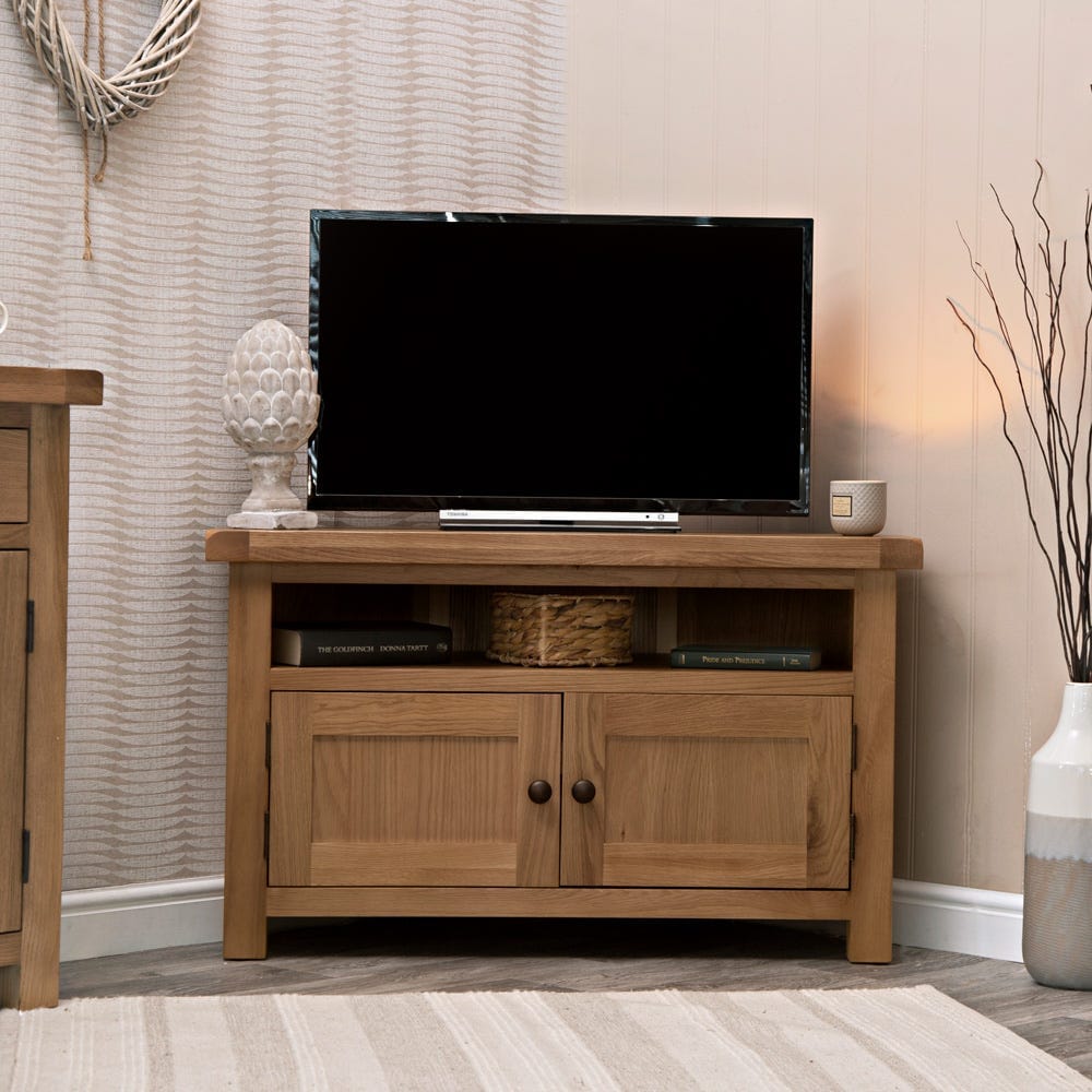 Winchester Oak Corner TV Unit