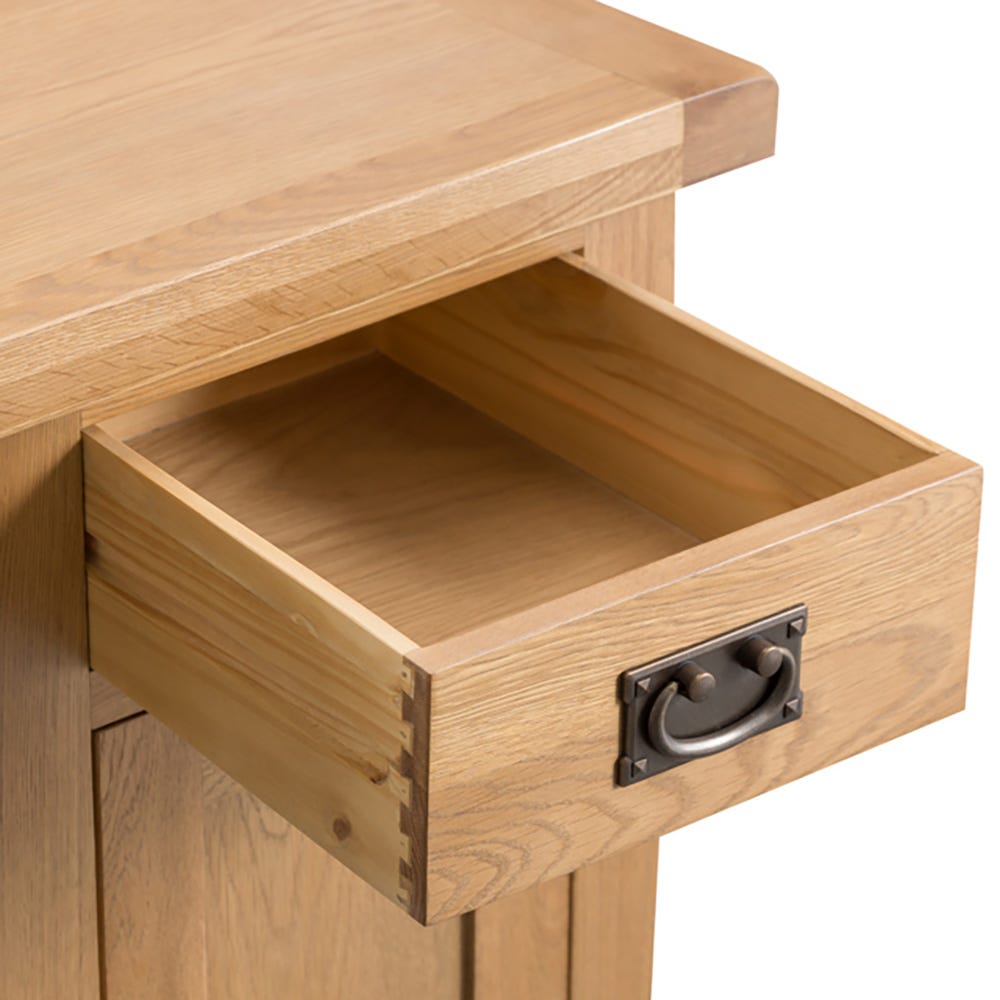 Winchester Oak Single Computer Desk