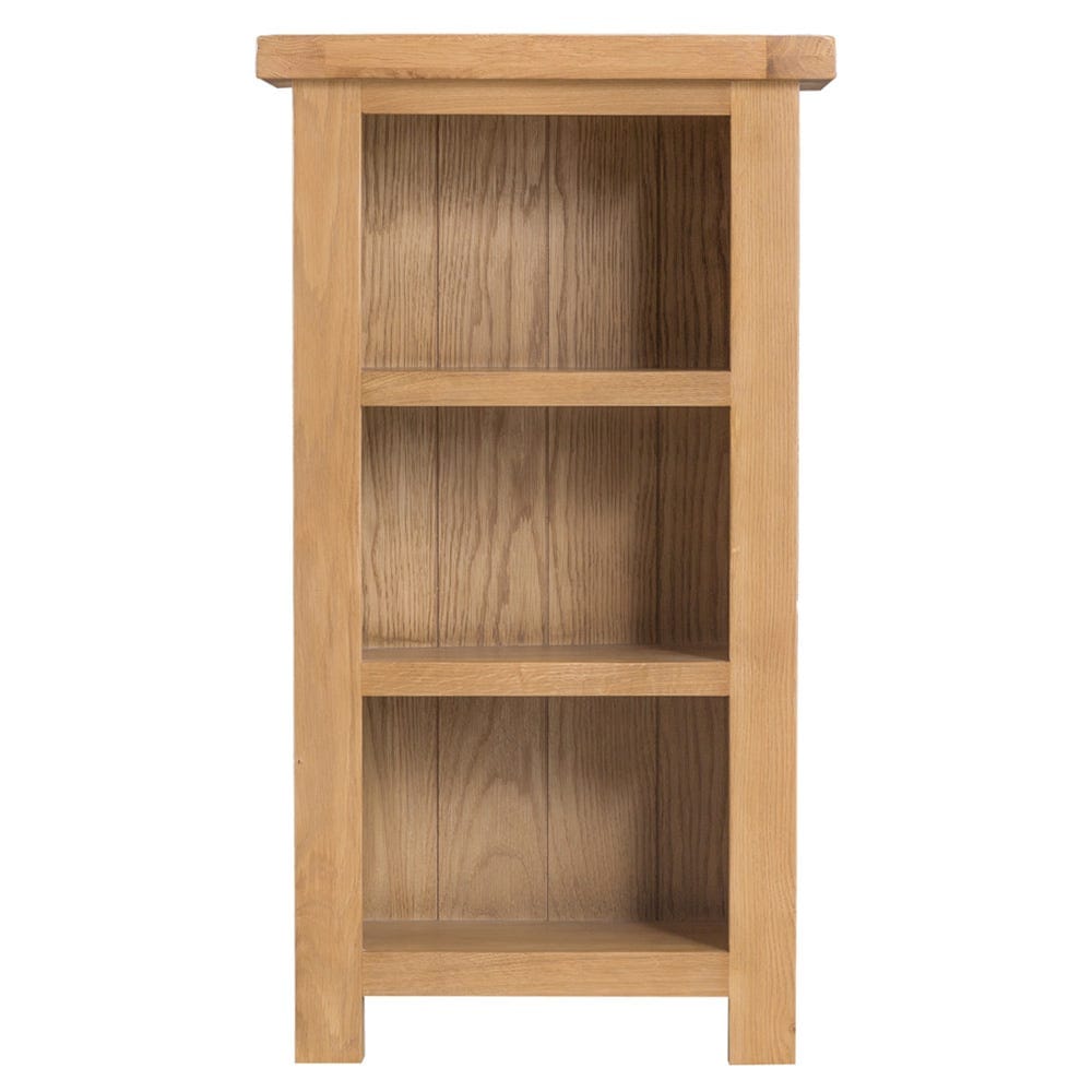 Winchester Oak Small Narrow Bookcase