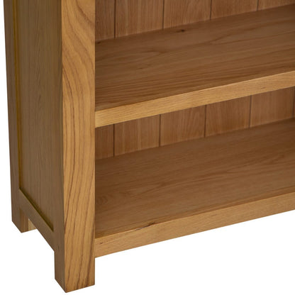 Winchester Oak Small Wide Bookcase