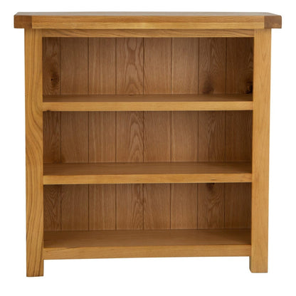 Winchester Oak Small Wide Bookcase