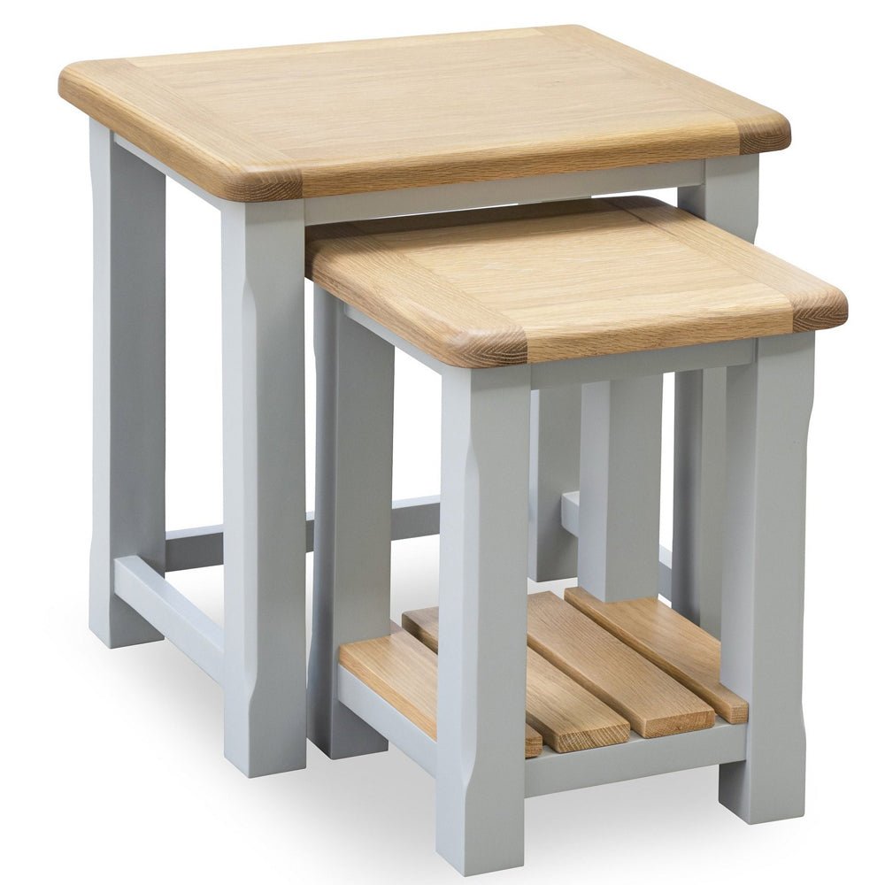 Cotswold Nest of 2 Tables - The Furniture Warehouse