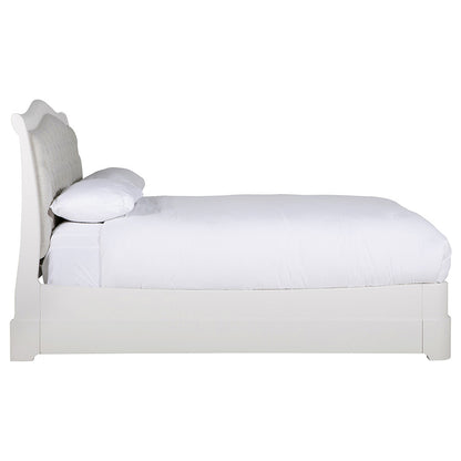 Harrington Bone Painted Upholstered Super King Size Bed Frame