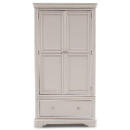 Harrington Taupe Painted Double Wardrobe