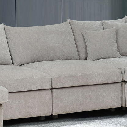 Winchester Grey Armless Middle Section