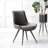 Dining Chair Grey PU - The Furniture Warehouse