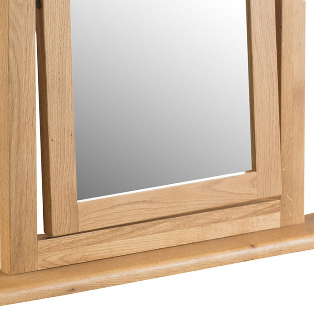 Winchester Oak Vanity Mirror