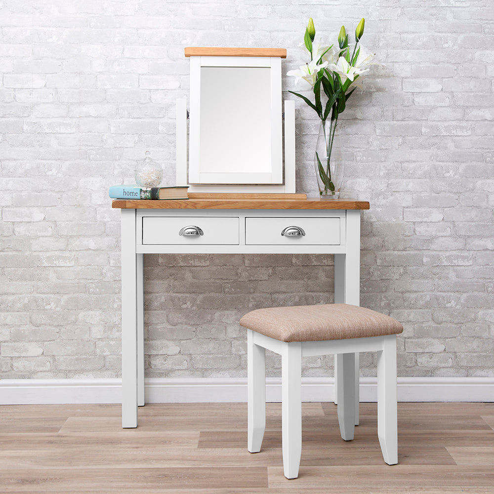 Chester White Painted Oak Dressing Table