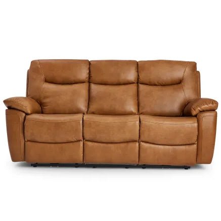 Ealing 3 Seater Power Tan - The Furniture Warehouse