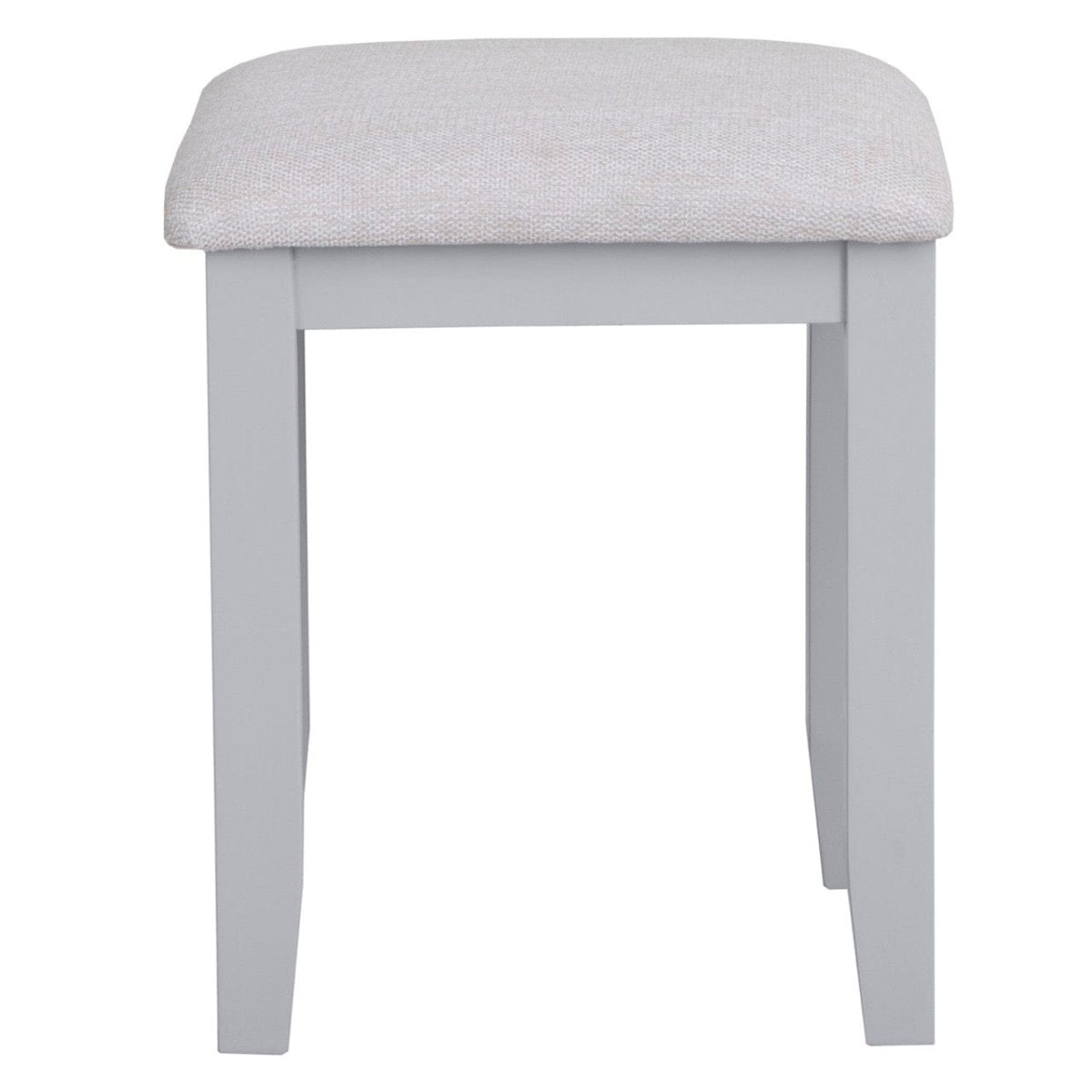 Eaton Grey Painted Oak Dressing Stool - The Furniture Warehouse