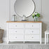 Eaton White Painted Oak 6 Drawer Chest - The Furniture Warehouse