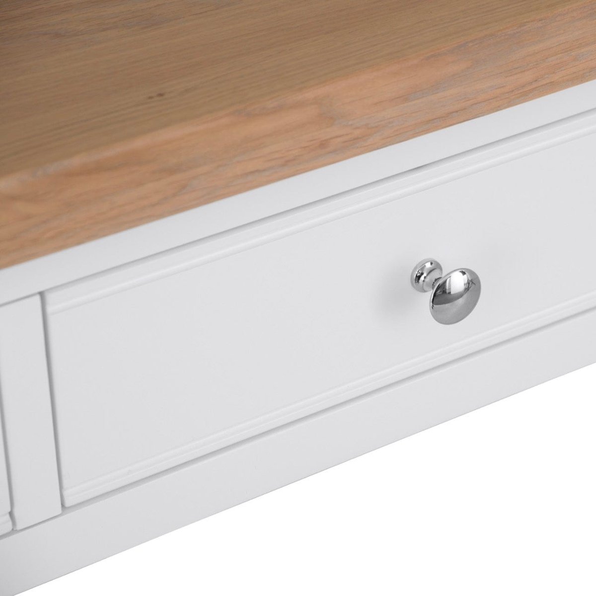 Eaton White Painted Oak Dressing Table - The Furniture Warehouse