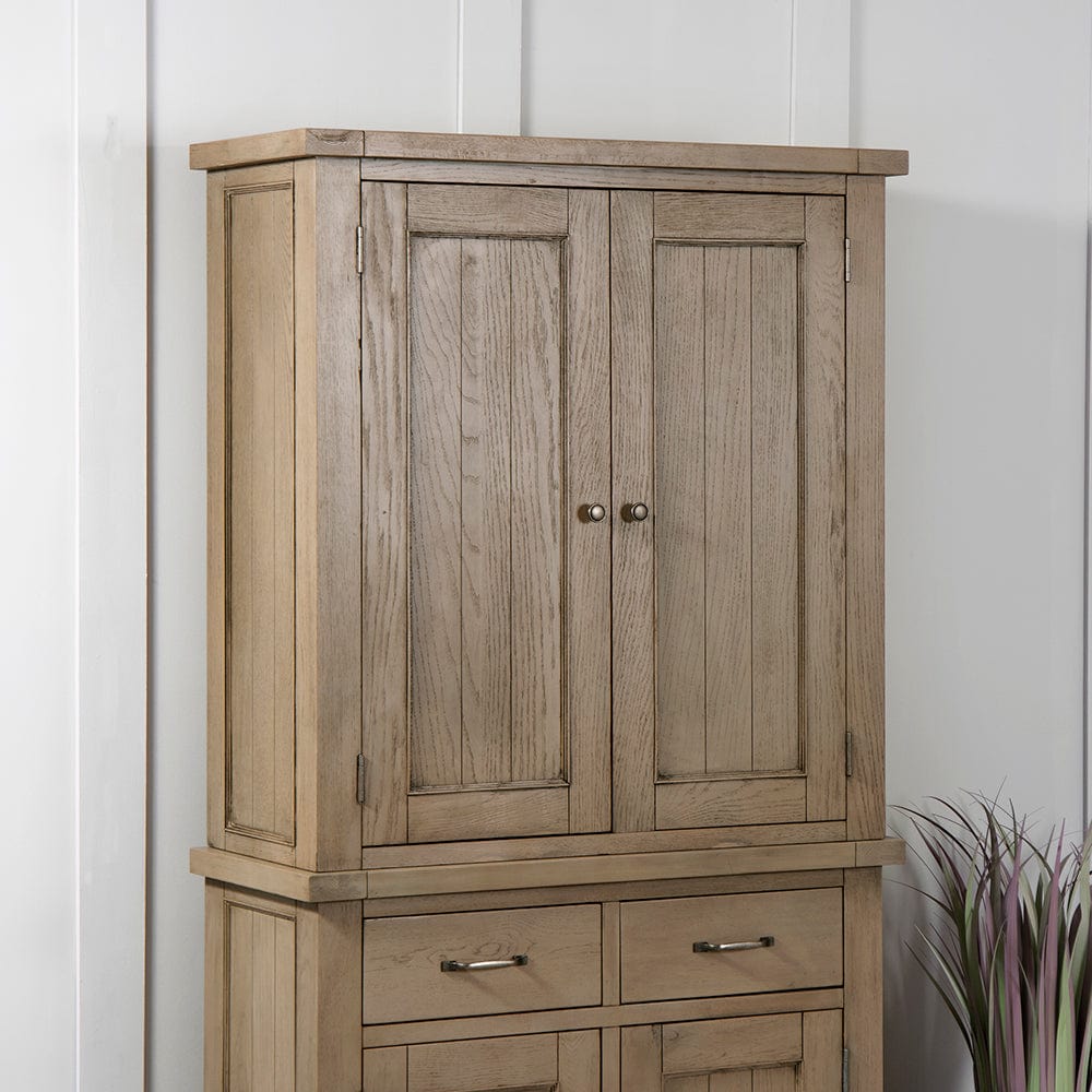 Falmouth Oak Larder Unit Top (Top Only) - The Furniture Warehouse