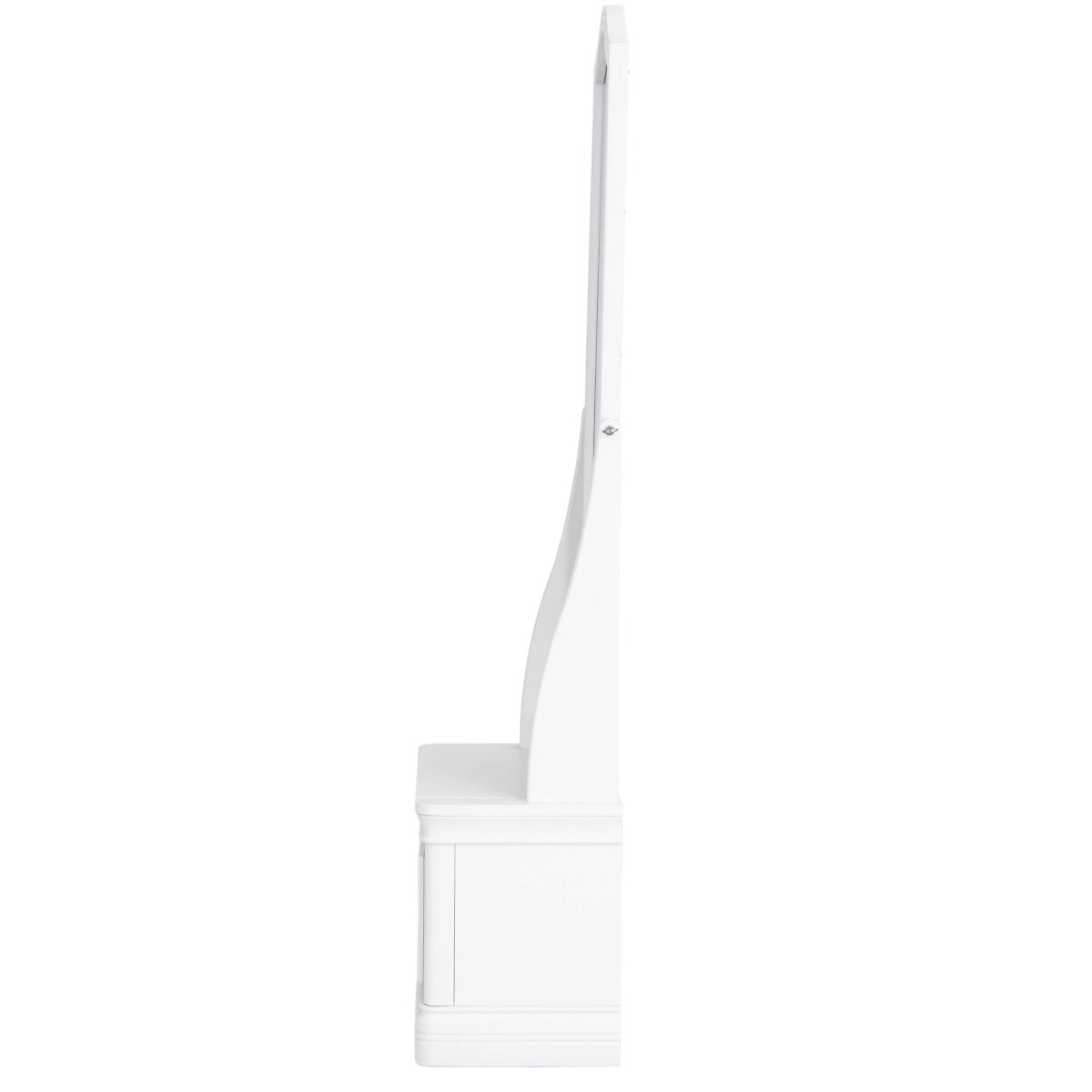 Foxton White Painted Cheval Mirror - The Furniture Warehouse