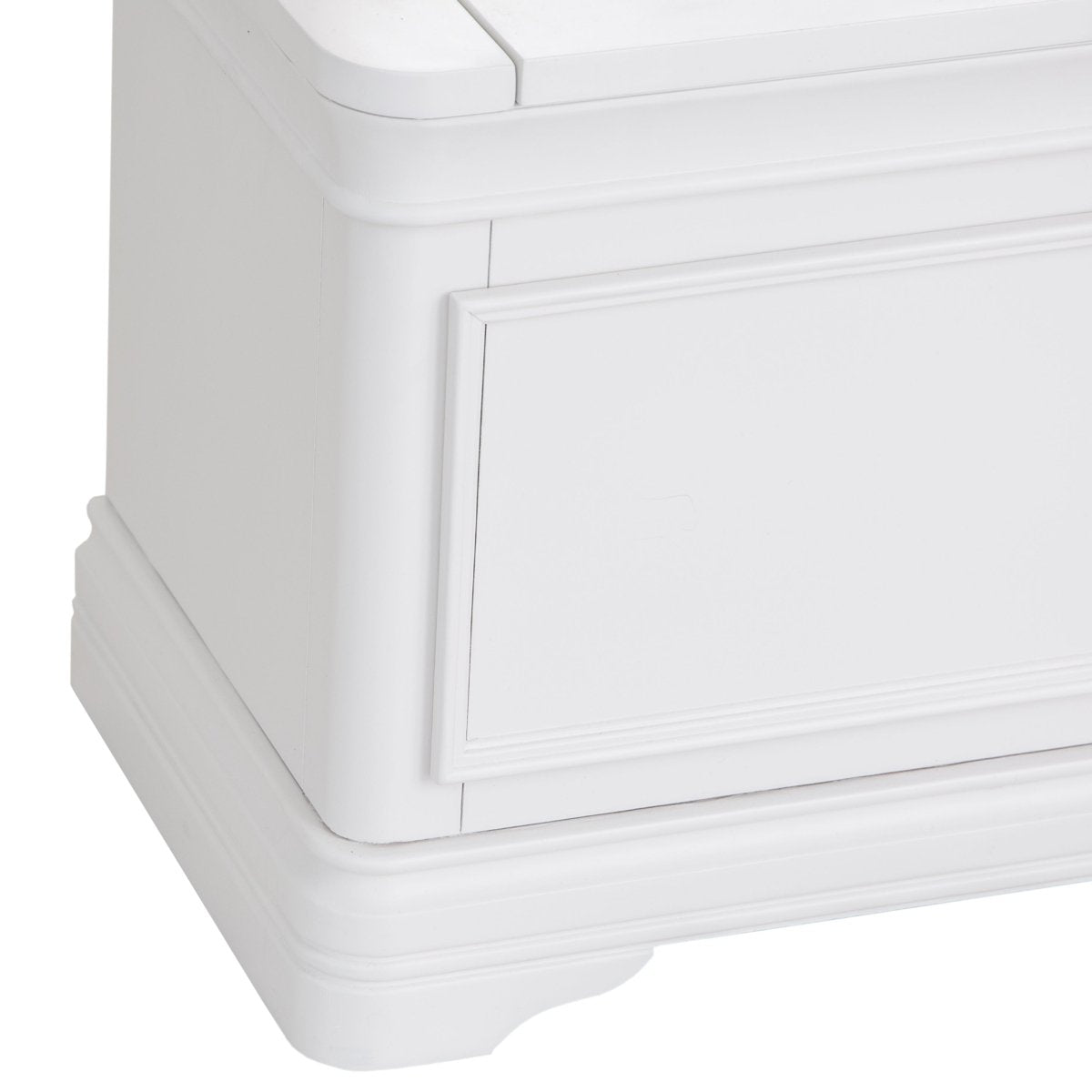 Foxton White Painted Cheval Mirror - The Furniture Warehouse