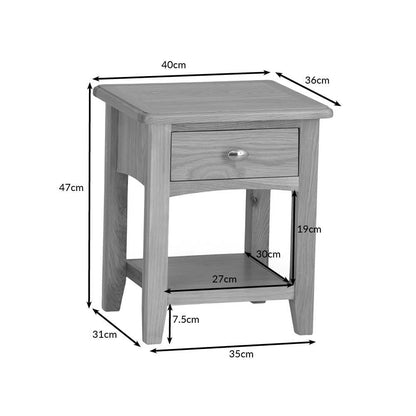 Gloucester Oak Lamp Table