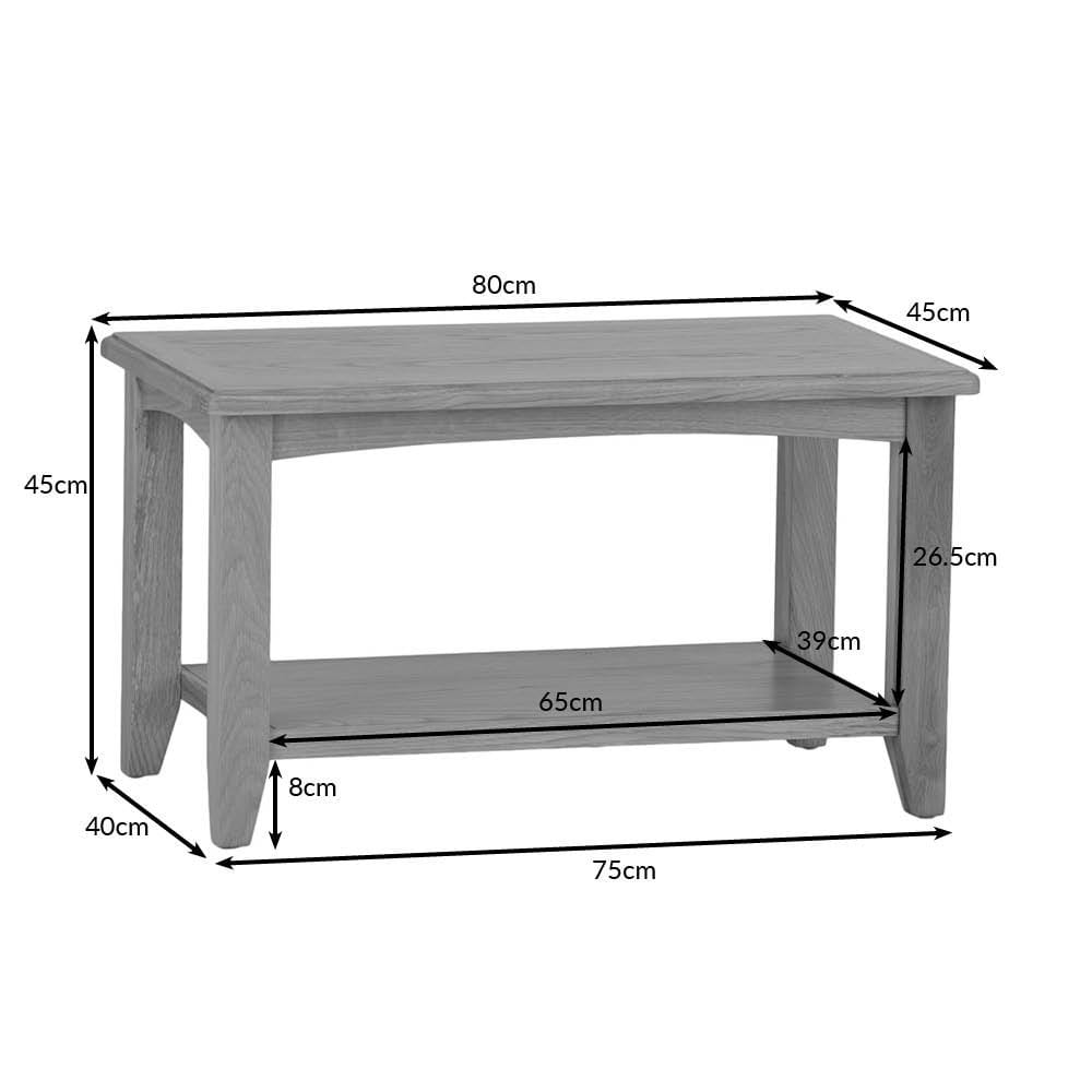 Gloucester Oak Small Coffee Table