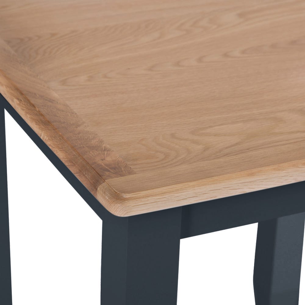 Gloucester Midnight Grey Painted Fixed Top Dining Table