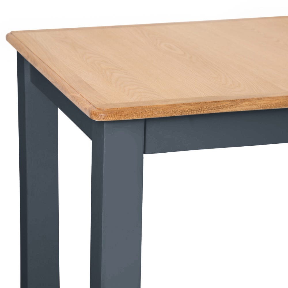 Gloucester Midnight Grey Painted Fixed Top Dining Table