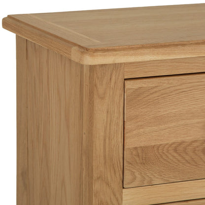 Gloucester Oak 5 Drawer Tallboy