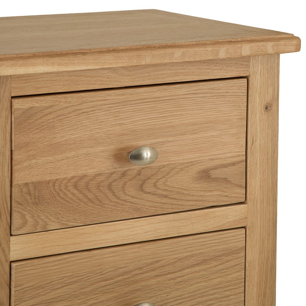 Gloucester Oak 5 Drawer Tallboy