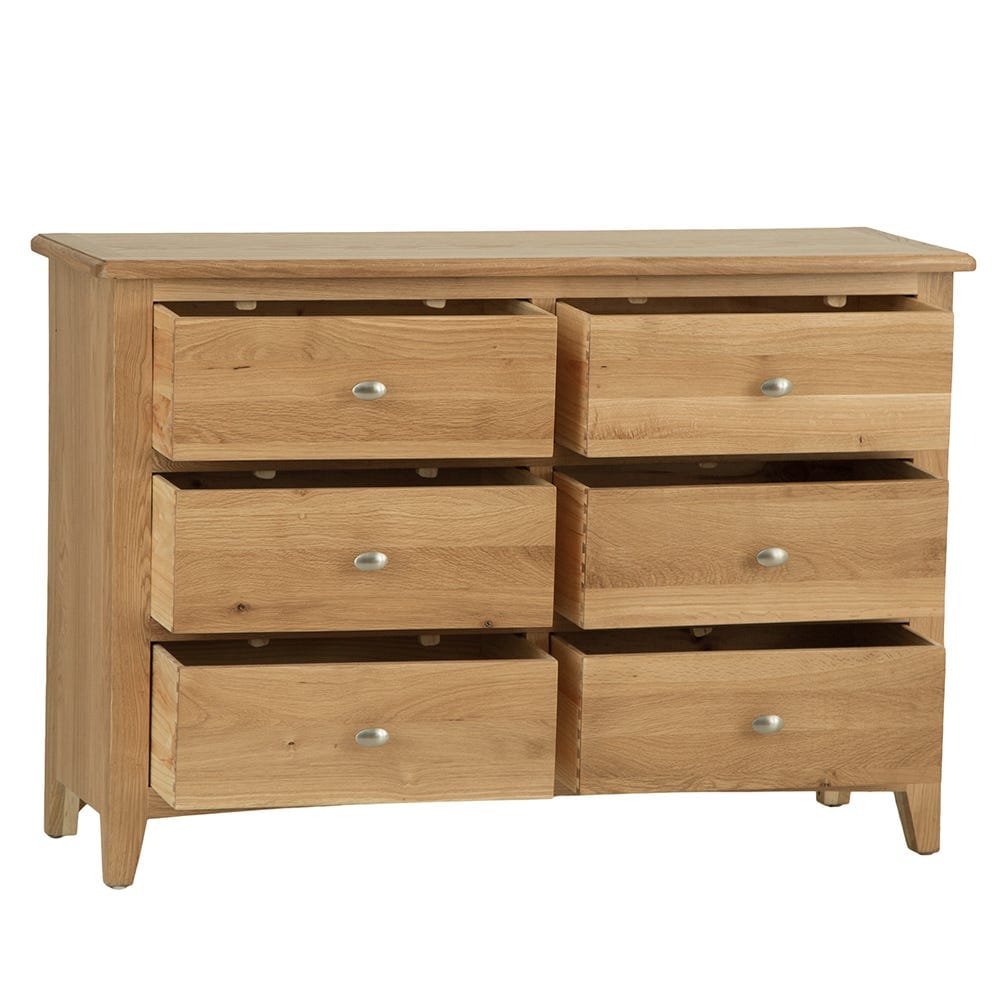 Gloucester Oak Chest of 6 Drawers