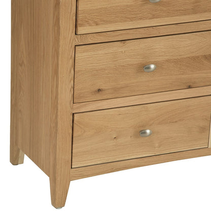 Gloucester Oak Chest of 6 Drawers