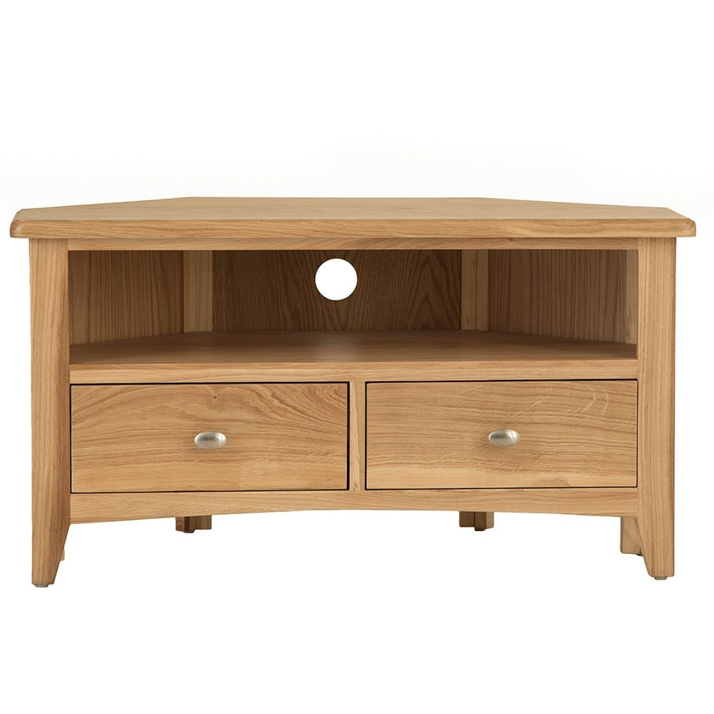 Gloucester Oak Corner TV Unit