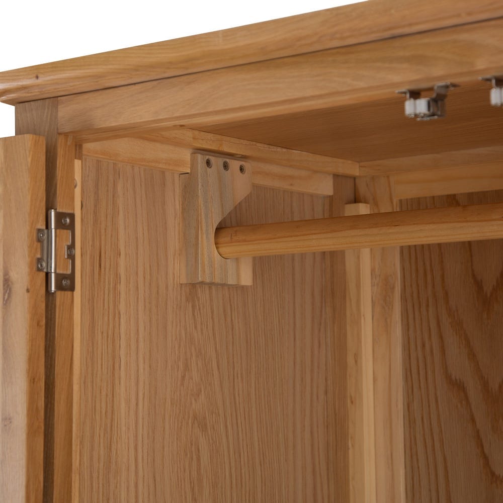 Gloucester Oak Double Wardrobe