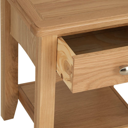 Gloucester Oak Lamp Table