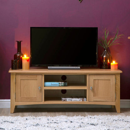 Gloucester Oak Large TV Unit