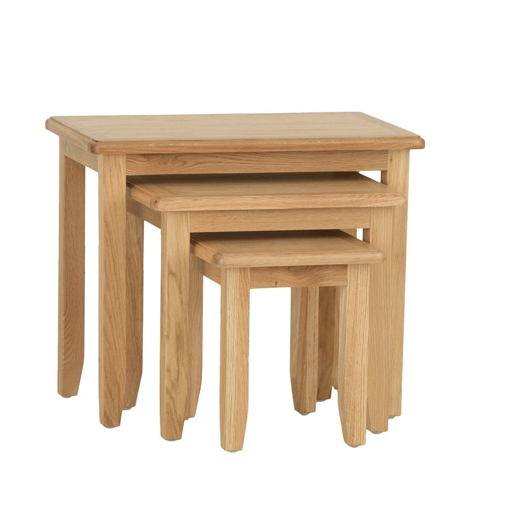 Gloucester Oak Nest of 3 Tables