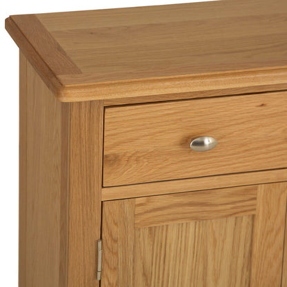 Gloucester Oak Small 2 Door 2 Drawer Sideboard