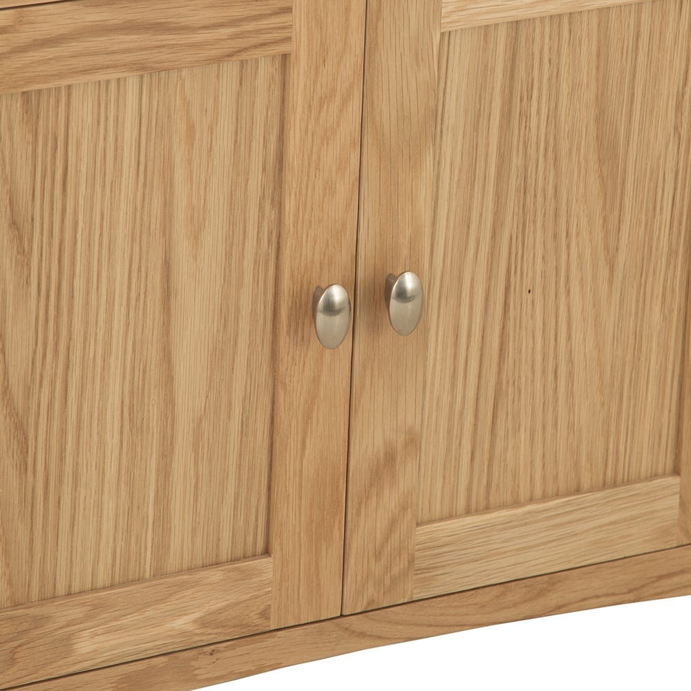 Gloucester Oak Small 2 Door 2 Drawer Sideboard